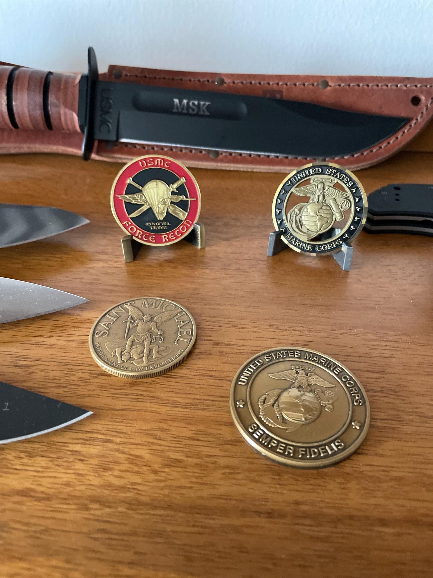 Antique Silver Coin Display Stand – Challenge Coin & Sobriety Medallion Holder