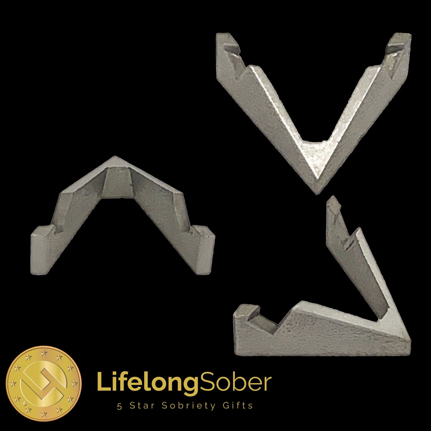 5 Year Sobriety Coin – Tri-Plated AA NA Recovery Gift